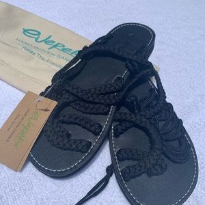 NWT Handwoven Sandals